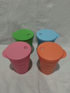 Tupperware Impressions Tumblers - Set Of 4